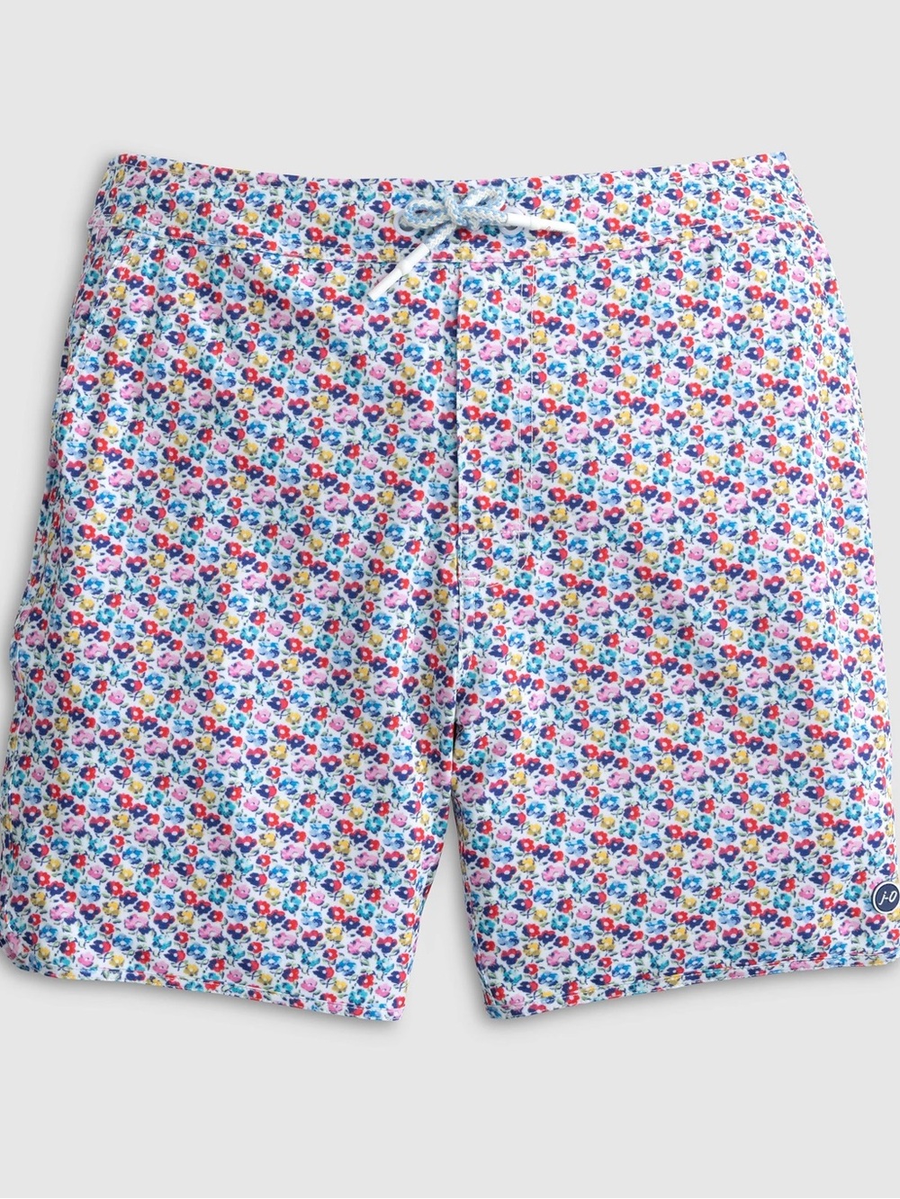 johnnie-O Men's Half Elastic 7" Surf Shorts in Belfaire Size Small NWT